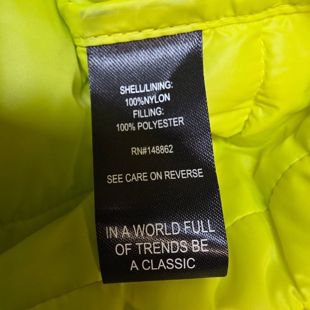 Torrid Womens 1X Lightweight Bright Yellow Hooded Full Zip Puffer Vest - Picture 9 of 11